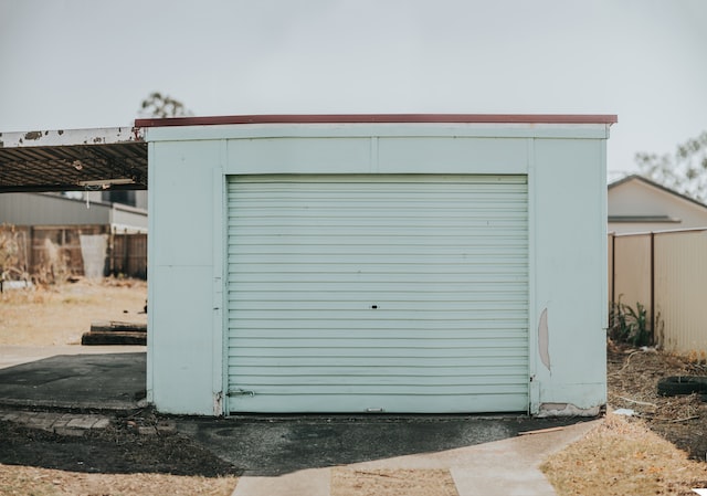 white garage